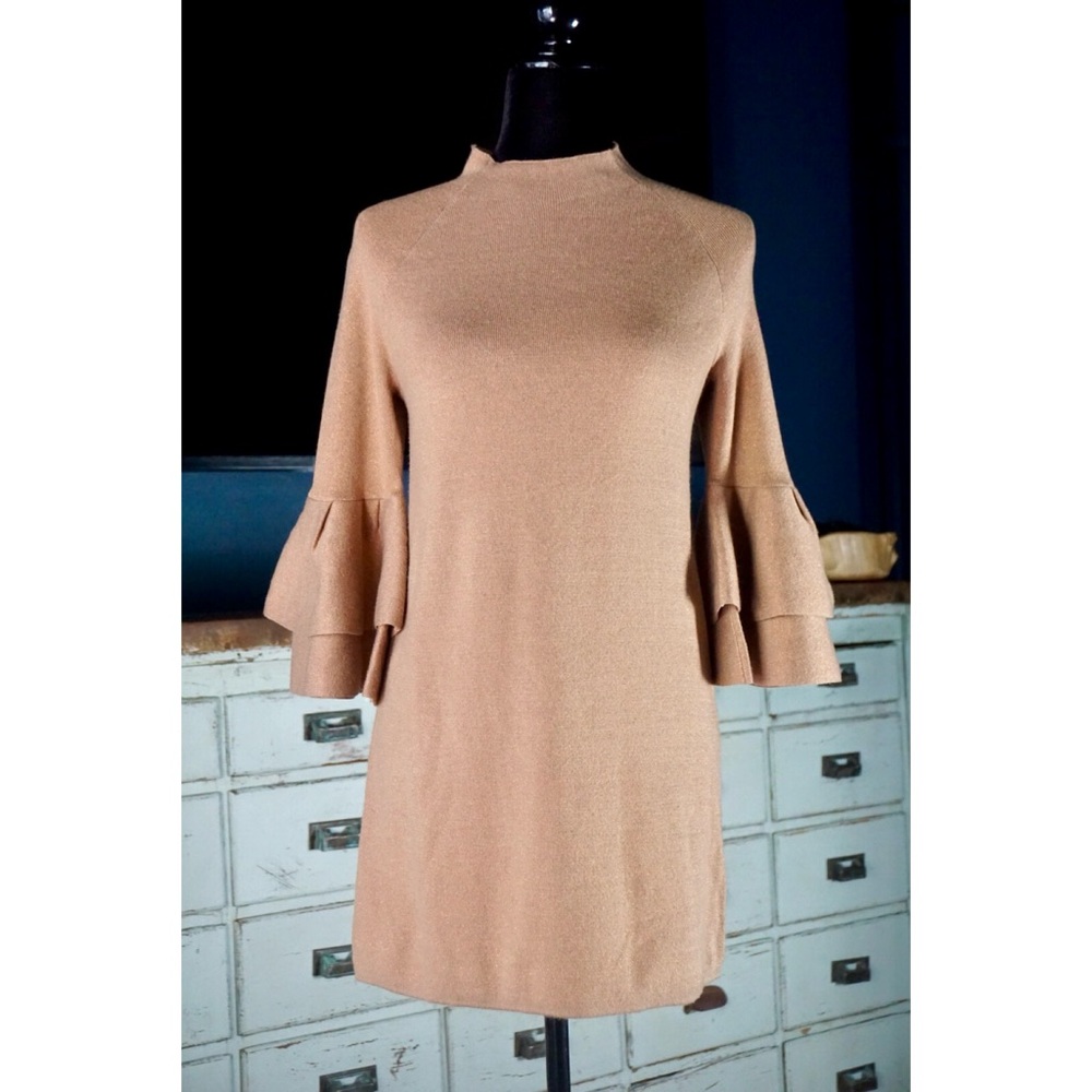 Anthropologie Claudette Shimmer Mini Dress XS